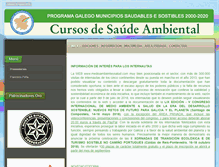 Tablet Screenshot of medioambienteysalud.com